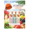 Malibu Lip Care Balm Spf 30 - 3pk 2 Malibu Lip Care Balm Spf 30 - 3pk -B&M Shop 281330 malibu lip care 3 pack factor 30 watermelon mint vanilla blister pack