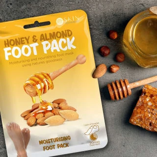 Skin Techniques Honey & Almond Foot Pack 4 Skin Techniques Honey & Almond Foot Pack - Image 2