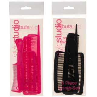 Hair Comb Set 6pc - Pink 11 Hair Comb Set 6pc - Pink - Image 9
