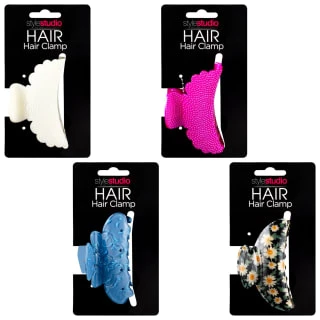 Style Studio Hair Clamp - Pink Pearl 4 Style Studio Hair Clamp - Pink Pearl - Image 2