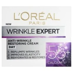 L'Oreal Paris Wrinkle Expert Anti-Wrinkle Day Cream 55 + 50ml 7 L'Oreal Paris Wrinkle Expert Anti-Wrinkle Day Cream 55 + 50ml -B&M Shop 330165 loreal paris anti wrinkle hydrating cream 55plus