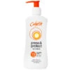 Calypso Press & Protect Sun Lotion Spf 15 200ml -B&M Shop 336734 calypso press and protect sun lotion spf15 200ml