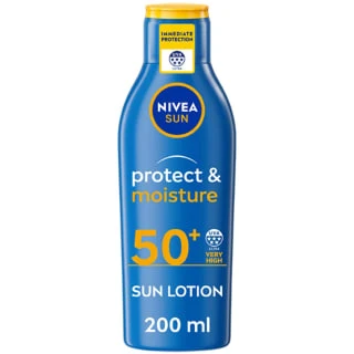 Nivea Sun Protect & Moisture Sun Lotion Spf 50 200ml 3 Nivea Sun Protect & Moisture Sun Lotion Spf 50 200ml