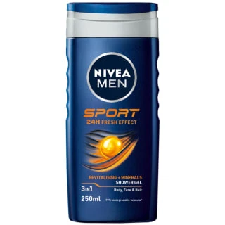 Nivea Men Sport Shower Gel 250ml 3 Nivea Men Sport Shower Gel 250ml
