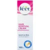 Veet Hair Removal Cream Sensitive Skin 100ml -B&M Shop 352603 veet hair removal cream legs sensitive skin 100ml