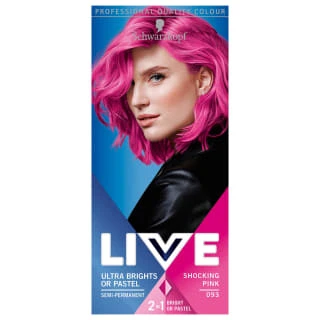 Schwarzkopf Live Ultra Brights Or Pastel Hair Dye - Shocking Pink 3 Schwarzkopf Live Ultra Brights Or Pastel Hair Dye - Shocking Pink