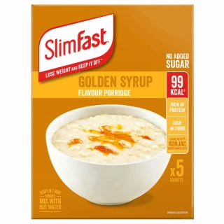 B&M Slimfast Porridge 5pk - Golden Syrup 3 B&M Slimfast Porridge 5pk - Golden Syrup