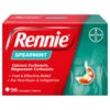 Rennie Spearmint Heartburn & Indigestion Relief Tablets 96pk 1 Rennie Spearmint Heartburn & Indigestion Relief Tablets 96pk -B&M Shop 359509 rennie spearmint heartburn and indigestion relief tablets 96pk