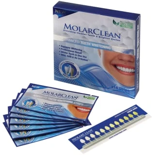B&M Molarclean Advanced Teeth Whitening Strips 14pk 3 B&M Molarclean Advanced Teeth Whitening Strips 14pk