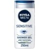 Nivea Men Sensitive Shower Gel 250ml -B&M Shop 370643 nivea men sensitive shower gel 250ml