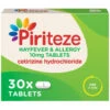 B&M Piriteze Hayfever & Allergy 10mg Tablets 30pk -B&M Shop 375340 piriteze hayfever and allergy tablets 30s