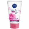Nivea Rose Care 3in1 Wash Scrub Mask 150ml -B&M Shop 375360 nivea rose care 3in1 wash scrub mask 15ml