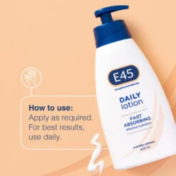 E45 Daily Lotion Skincare 400ml -B&M Shop 377296 e45 daily lotion 400ml 5