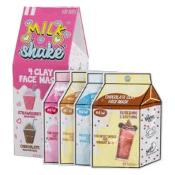 B&M Skin Treats Milkshake Clay Face Masks 4pk 5 B&M Skin Treats Milkshake Clay Face Masks 4pk -B&M Shop 377602 skin treats milkshake clay face masks 4 pack