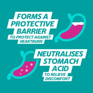 Gaviscon Chewable Tablets 48pk - Peppermint 4 Gaviscon Chewable Tablets 48pk - Peppermint - Image 2