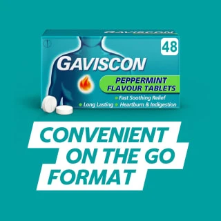 Gaviscon Chewable Tablets 48pk - Peppermint 7 Gaviscon Chewable Tablets 48pk - Peppermint - Image 5