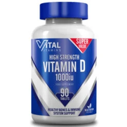 B&M Vital Vitamins Vitamin D 1000iu 90pk