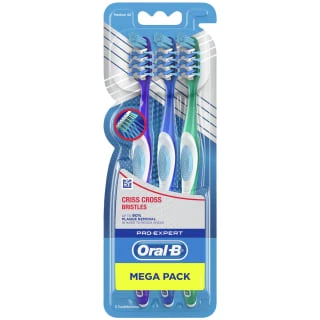 Oral B Oral-B Pro Expert Toothbrushes 3pk 3 Oral B Oral-B Pro Expert Toothbrushes 3pk