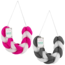 B&M The Bath Shop Collection Back Polisher - Pink & White -B&M Shop 394454 back polisher group