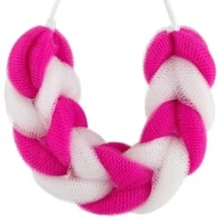 B&M The Bath Shop Collection Back Polisher - Pink & White -B&M Shop 394454 back polisher pink 3