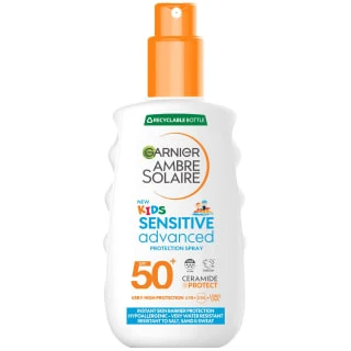 Garnier Ambre Solaire Kids Sensitive Advanced Protection Spray Spf 50+ 150ml 3 Garnier Ambre Solaire Kids Sensitive Advanced Protection Spray Spf 50+ 150ml