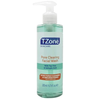 B&M T-Zone Pore Clearing Facial Wash 200ml 3 B&M T-Zone Pore Clearing Facial Wash 200ml