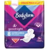Bodyform Goodnight Ultra Large Pads With Wings 8pk -B&M Shop 402620 bodyform goodnight ultra large with wings 8 liners